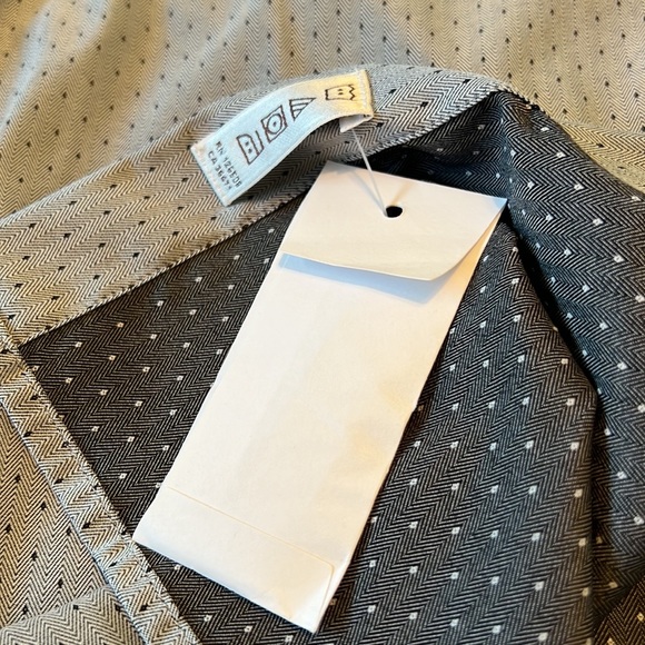 Thomas Dean Performance Fit Polka Dot Dress Shirt - Picture 8 of 8